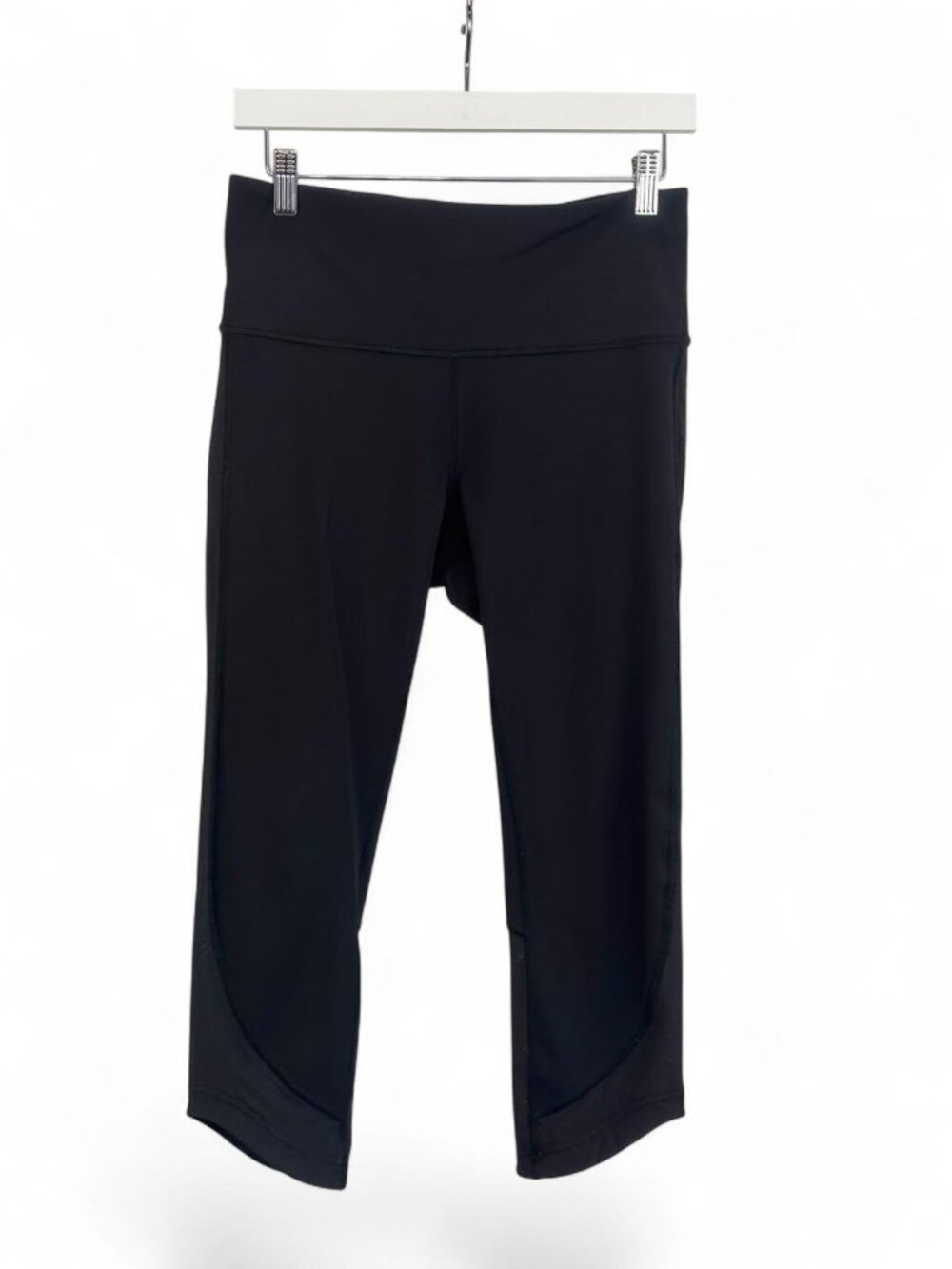 Lululemon Black Cropped Leggings – Size 8 - Picture 2 of 3
